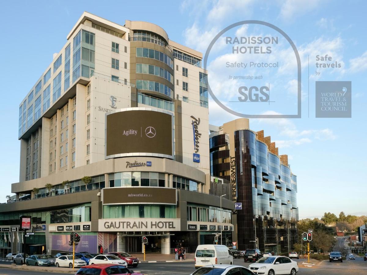 Radisson Blu Gautrain Hotel, Sandton Johannesburg Esterno foto